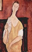 Amedeo Modigliani Woman with a Fan oil painting artist